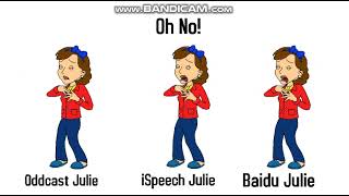 Julie Voice Comparsions