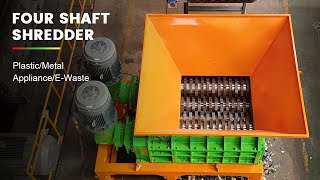 Industrial Four Shaft Shredder | Powerful Primary Shredding Machine