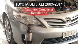 Toyota Corolla GLI / Xli 2009-2014 Catalytic Converter Silencer 0332-6742342