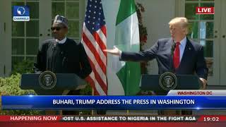 Buhari, Trump Address The Press In Washington Pt 3