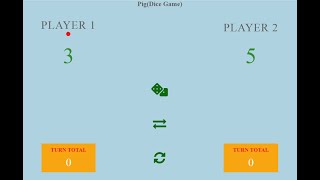 Pig (Dice Game) using JavaScript