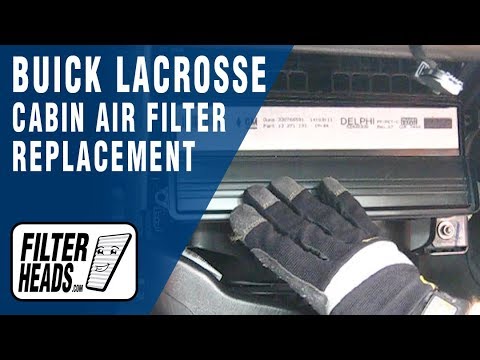 How to Replace Cabin Air Filter Buick LaCrosse How to Replace Cabin Air Filter Buick LaCrosse