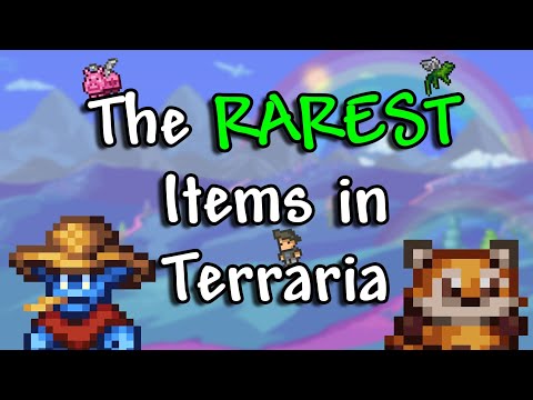 The RAREST items in Terraria (1.4.4)