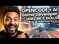 How to Build a Unity Game Using AI | Opencode + Unity MCP | Skills
