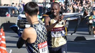 箱根駅伝　東京国際大のエティーリが12人抜き　2区で区間新記録を樹立　ケニア出身の留学生