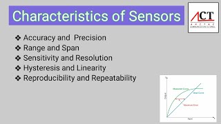 Characteristics Of Sensors || Static And Dynamic Characteristics Of Sensors