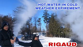 EP112- Hot Water In Cold Weather Experiment | Nature Photography | Kabayan Montreal