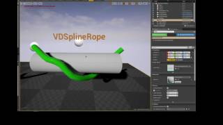 VICODynamics Plugin for UE4: Spline Rope Component