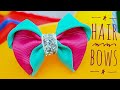 Hair Bow Tutorial / Ribbon Bows for Hair / Making Hair Bows / Hair Bows Tutorial / #24 tutorial