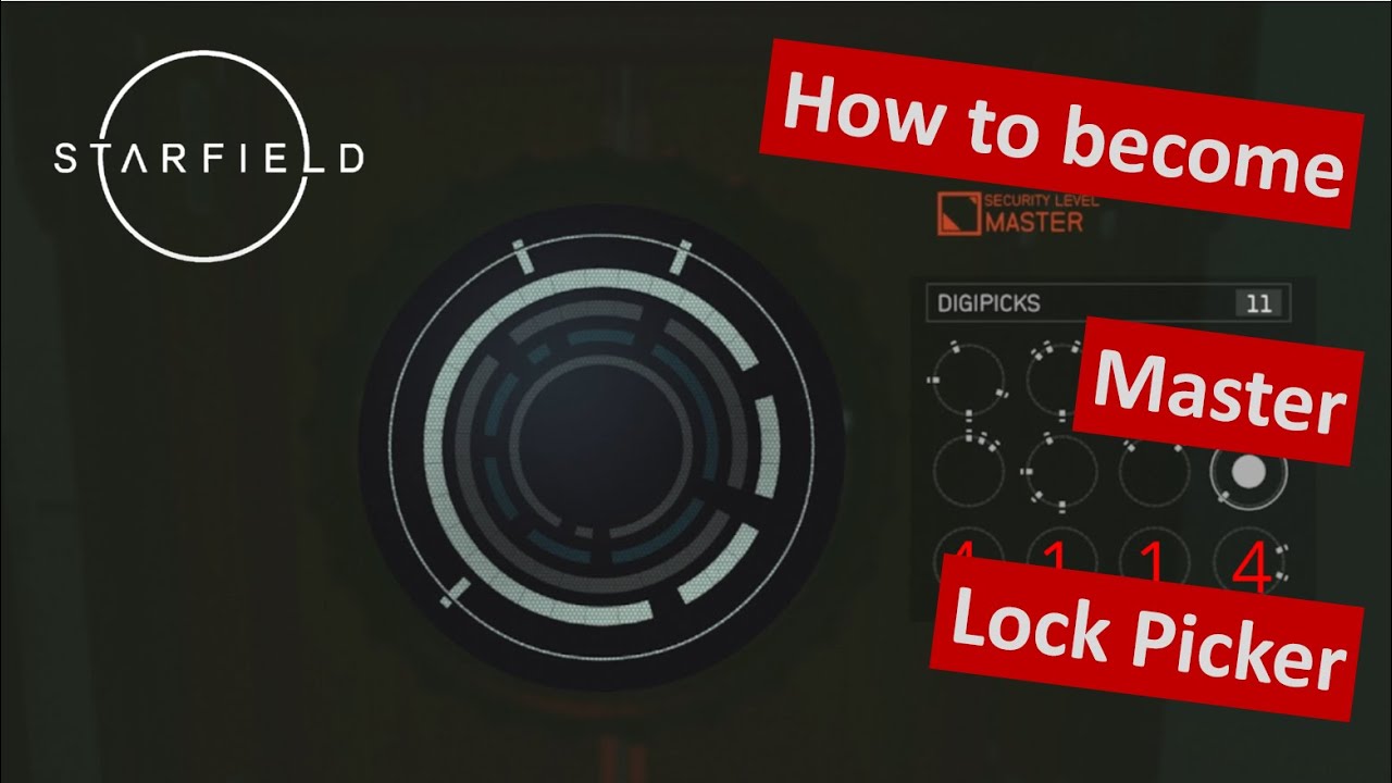 Starfield Lock Picking Master Lock Picking How To Pick Master Locks
