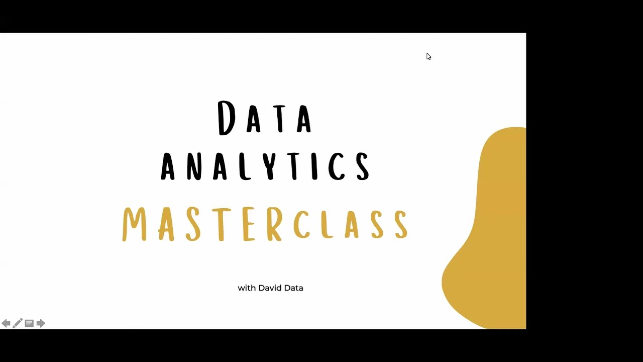 Data Analytics 101 Masterclass Beginner Friendly Youtube