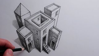 A Simple Way to Draw 3D Buildings: Fast and Slow