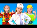 Jobs and Career Song + More Songs for Kids with Maya and Mary