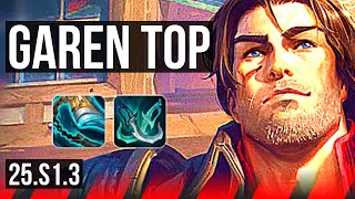 GAREN vs JAX (TOP) | 500+ games, 5/2/5 | NA Grandmaster | 25.S1.3