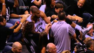 Tim Duncan's BIG hustle play ignites Spurs in 3rd quarter!