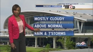 Clouds decrease, temperatures remain mild