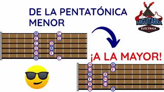 🎸 De la PENTATÓNICA MENOR a la MAYOR