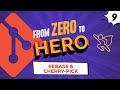 #Rebase & #Cherry-Pick - #Git Tutorial for Absolute Beginners from Zero to Hero - Part 9
