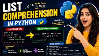 This Python Trick Replaces Entire Loops! | List Comprehension Explained