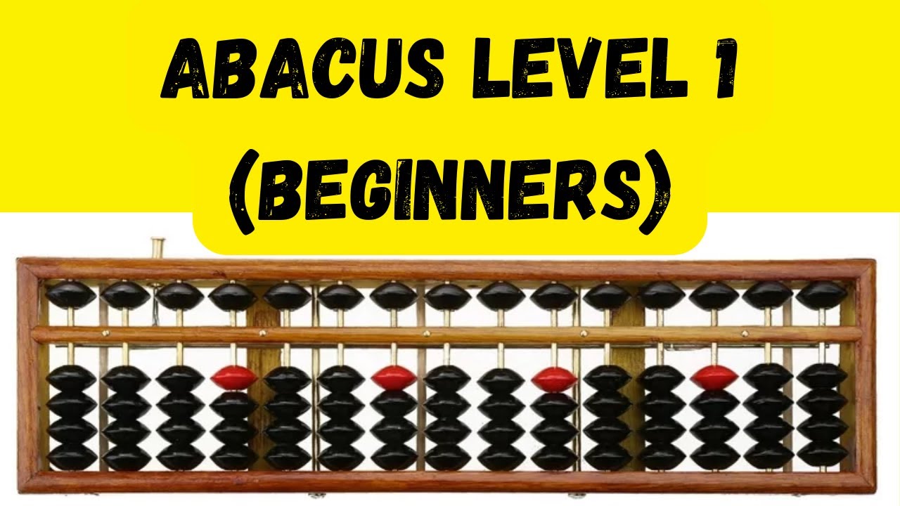 Abacus Level 1 Beginners Abc Tube Tv Youtube