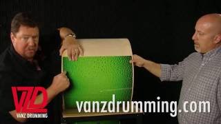 How to Install Drum Wrap Tutorial #2 - Vanz Drumming - Bum Wrap Drum Company