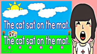 SIMPLE SENTENCES IN ENGLISH | Reading Practice for Kindergarten and Grade 1 | Video 4 |Cher Ey Bi Si