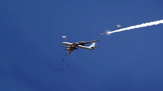 恐ろしい瞬間：ロシアの重爆撃機がウクライナのパトリオット防空システムに攻撃された。