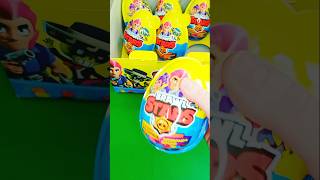 HUGE BRAWL STARS EGG UNBOXING #unboxing #brawlstars #toys #satisfying #asmr