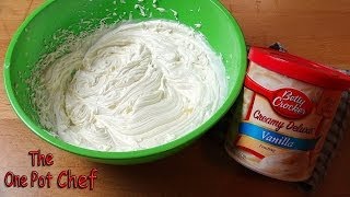 Quick Tips: Store Bought Frosting Super Tip! | One Pot Chef