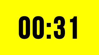 31 Second Timer Countdown No Music With Alarm