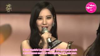 [SoshiAPinkSubs][150124] JTBC The 29th Golden Disk Awards in Bejing Album Bonsang Award - SNSD Cut