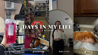 IN MY 20s SERIES| WEEKEND VLOG| WALMART FINDS + GRWM + CUTTING MY HAIR🎀