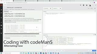 (Archived) Codewars 8 kyu altERnaTIng cAsE to ALTerNAtiNG CaSe JavaScript