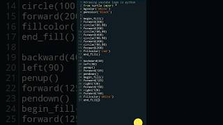 How to Draw YouTube Logo using Python turtle | Anukrat mishra | Youtube #python#pythonforbeginners