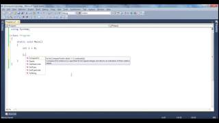 Part 3 C# Tutorial Built in types avi