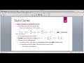 Java for Scientific Computing: Taylor Series