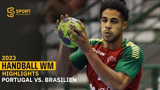 Portugal und Brasilien liefern sich einen heißen Tanz | SDTV Handball