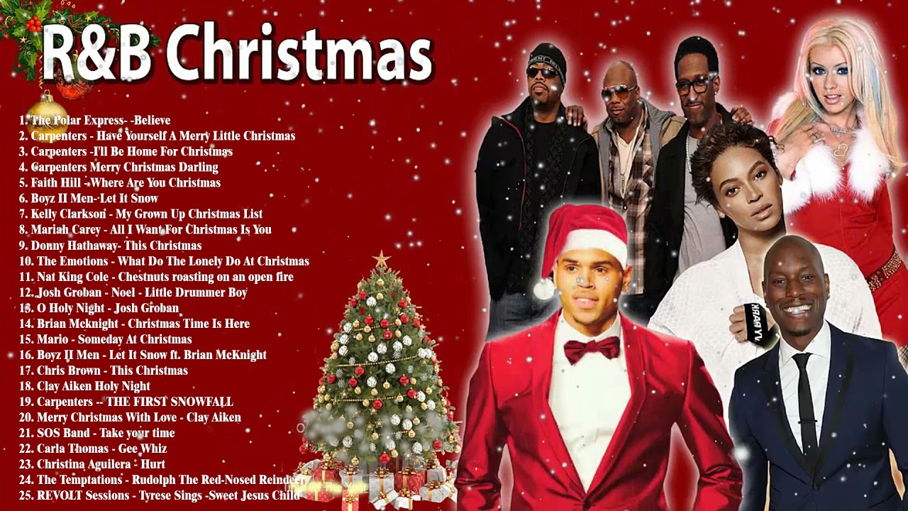 R&B CHRISTMAS SONGS || CHRIS BROWN - BRIAN MCKNIGHT - JOSH GROBAN ...