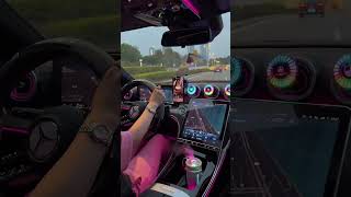 Mercedes Girl #mercedesbenz #mercedes #drifting #driving #ytshort #drift #speed