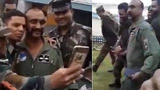 Wing Commander Abhinandan Back To His Duty | Poses For Selfies With Colleagues