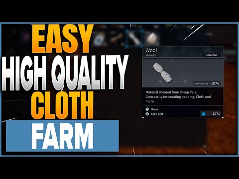 The best ways to get wool and make fabric in Palworld