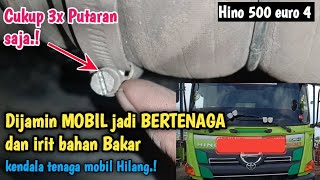 Penyebab dan cara mengatasi TENAGA Mobil HILANG/ngempos || Hino 500 euro 4 