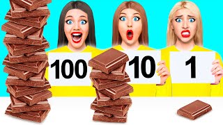 100 طبقة من تحدي الشوكولاتة 2