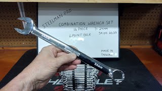 STEELMAN PRO COMBINATION WRENCH SET 6 POINT BOX,6 MONTHS OF USE,would I buy them again!! 🤔