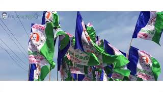 YSRCP Flag for 2019 CM Election ll YS Jagan Reddy