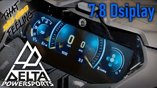 2021 Ski-Doo 7.8” Panoramic LCD Display Overview