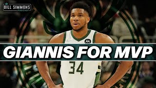 Giannis Antetokounmpo Doesn’t Get the Respect He Deserves | The Bill Simmons Podcast