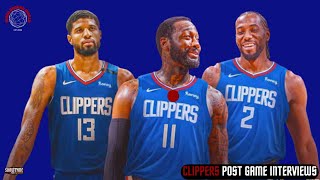 Los Angeles Clippers Post Game Interview | Kawhi Leonard | Paul George | John Wall October 9, 2022