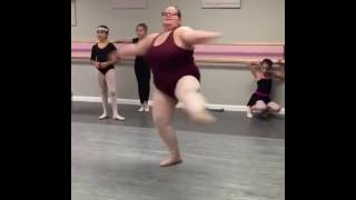 Пятнадцатилетняя упитанная балерина