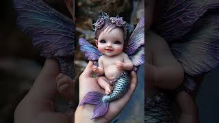 The mermaid baby has such a lovely smile！